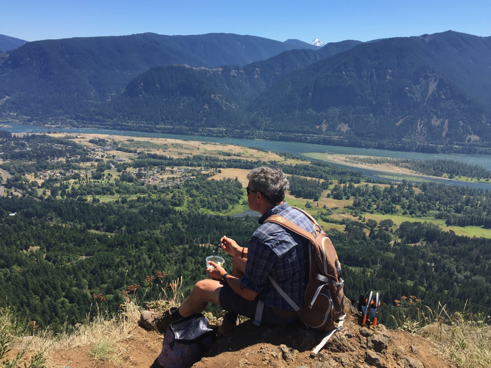 Martin Hecht Looking Over Gorge Vista